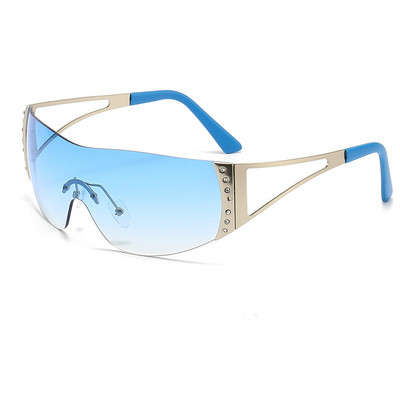 Nove Y2K sunčane naočale Ženske dizajnerske punk sunčane naočale za muškarce Zaštitne naočale Modne jednodijelne Lentes De Sol Mujer