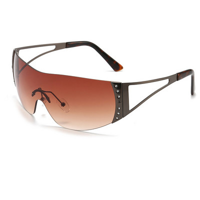 Nove Y2K sunčane naočale Ženske dizajnerske punk sunčane naočale za muškarce Zaštitne naočale Modne jednodijelne Lentes De Sol Mujer