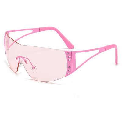 Nove Y2K sunčane naočale Ženske dizajnerske punk sunčane naočale za muškarce Zaštitne naočale Modne jednodijelne Lentes De Sol Mujer