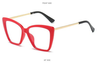 Ochelari anti-lumină albastră pentru femei, ochi de pisică, vintage, pentru computer, bărbați, ochelari de vedere, sticlă optică, cadru de sol, ochelari de jocuri