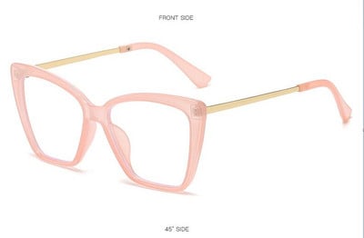 Ochelari anti-lumină albastră pentru femei, ochi de pisică, vintage, pentru computer, bărbați, ochelari de vedere, sticlă optică, cadru de sol, ochelari de jocuri