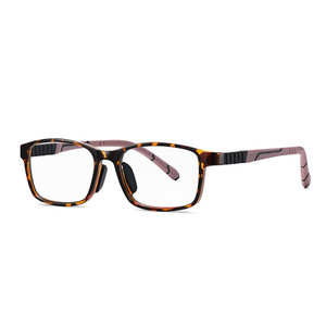 TWO Oclock Aukštos kokybės vaikams mėlyni šviesūs akiniai kvadratiniai silikoniniai nosies pagalvėlės optiniai akinių rėmeliai akiniai vaikams 0 dioptrijų akiniai