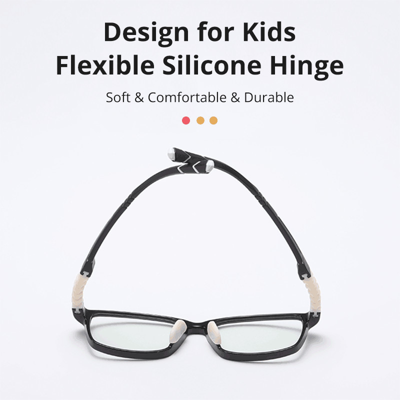 TWO Oclock Aukštos kokybės vaikams mėlyni šviesūs akiniai kvadratiniai silikoniniai nosies pagalvėlės optiniai akinių rėmeliai akiniai vaikams 0 dioptrijų akiniai