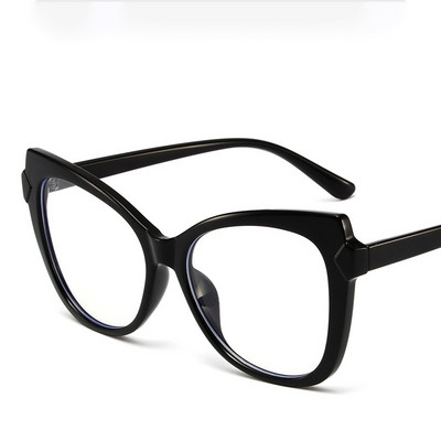 Moodne isiksus Brändi kassisilmade prilliraam Naistele Luksuslik disainer optiline sinise valguse vastane prilliraam