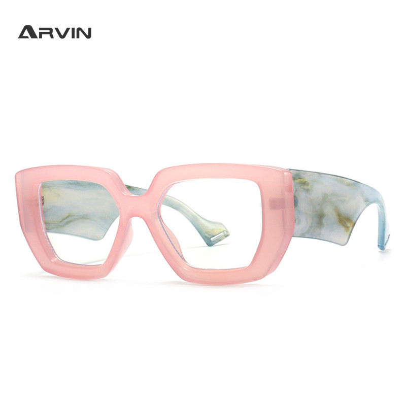 Modni šareni četvrtasti okviri za ženske naočale Novi brend crni anti-plavi okvir za računalne naočale ženske nijanse