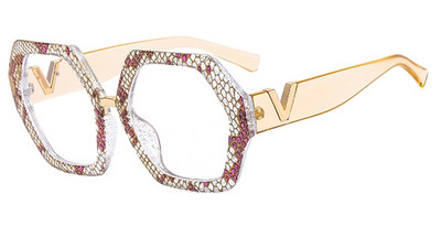 Kvadratinis anti mėlynas šviesus akinių rėmelis moterims Vintažiniai dideli juodi moteriški akinių rėmeliai madingi prekės ženklo skaidrūs akiniai