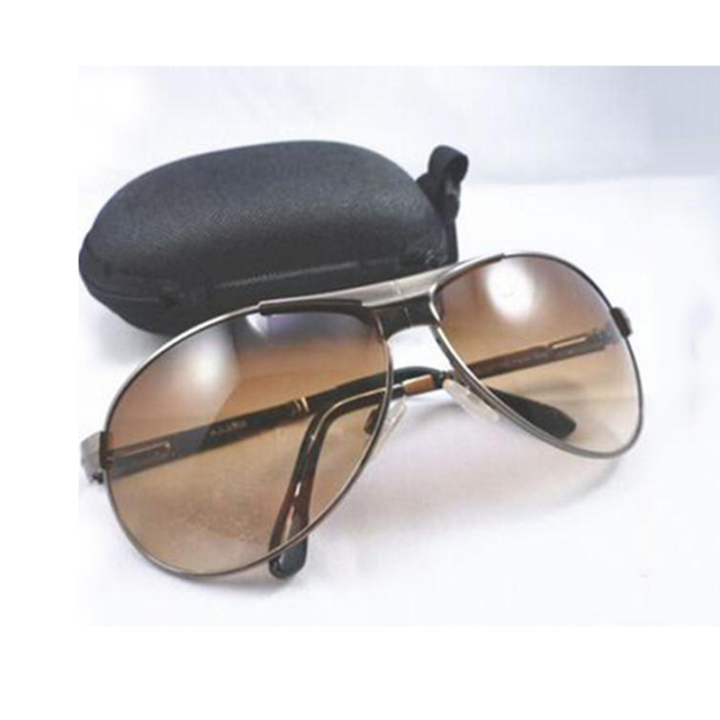 Metalne sklopive polarizirane pilotske sunčane naočale Muški sjenilo s okvirom pištolja Sunčane naočale Naočale s naočalama Muške naočale za vožnju Pošalji torbicu N5