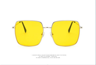 2021. Najnoviji četvrtasti okviri vintage Eeygalsses Ženske prevelike velike veličine Optički okviri Metalni okviri za naočale Prozirne leće Naočale