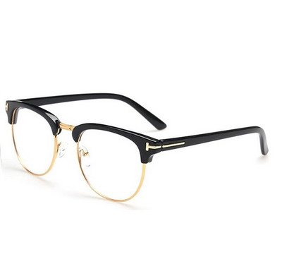 2023 Polumetalni ženski okviri za naočale Muški okviri za naočale Vintage SquareClear Glasses Optical Spectacle Frame naočale