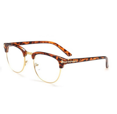 2023 Polumetalni ženski okviri za naočale Muški okviri za naočale Vintage SquareClear Glasses Optical Spectacle Frame naočale