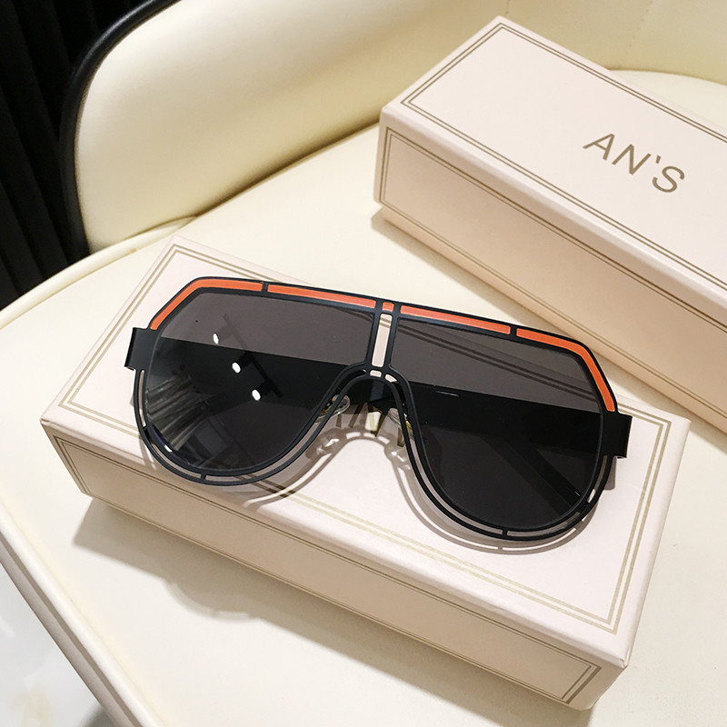 MS nove muške modne sunčane naočale bez okvira, uniseks imitacija štrasa s gradijentnom bojom UV400, ženske sunčane naočale