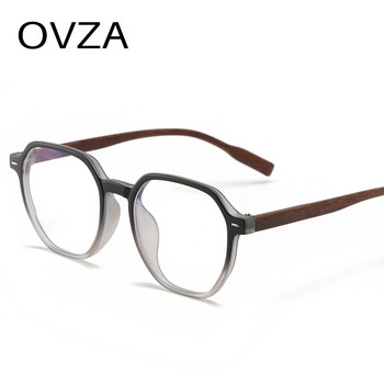 Модни рамки за оптични очила OVZA Дамски маркови дизайнерски компютърни очила за мъже Очила против син лъч S5056