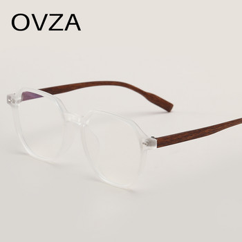 Модни рамки за оптични очила OVZA Дамски маркови дизайнерски компютърни очила за мъже Очила против син лъч S5056