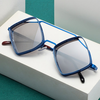 Реколта Steampunk унисекс слънчеви очила Луксозни дизайнерски пънк очила Ромбовидни сплави Сенници за мъже и жени