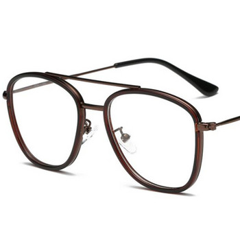 Индивидуални очила Ретро оптични очила Унисекс Очила с двоен лъч Очила с големи рамки Налични 5 цвята