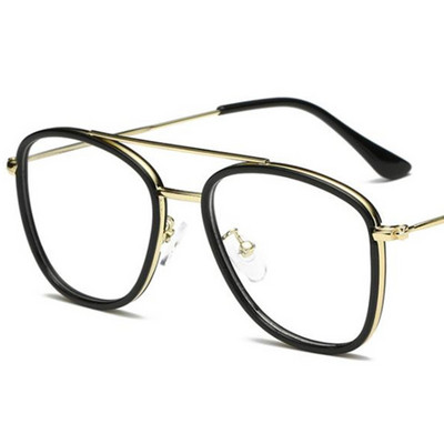 Γυαλιά προσωπικότητας Ρετρό οπτικά γυαλιά γυαλιά Unisex Διπλής Δέσμης Γυαλιά Oversize Σκελετός Γυαλιά Διαθέσιμα 5 Χρώματα