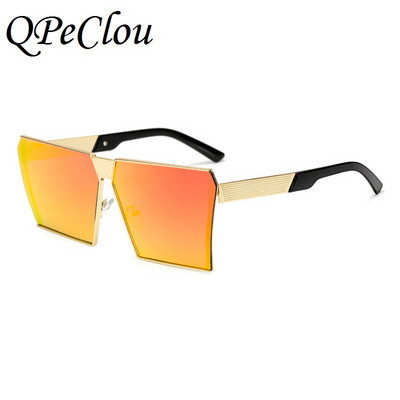 Uued klassikalised vintage metallist ruudukujulised peegliga päikeseprillid naiste brändi gradientvärviga päikeseprillid meeste sõiduvarjud Oculos Feminino