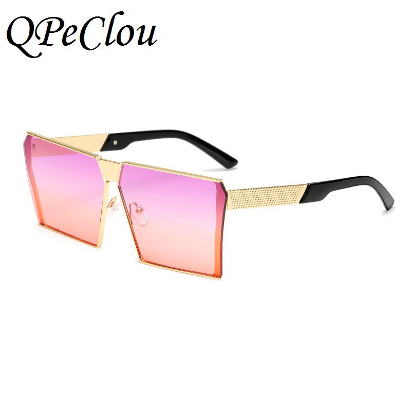 Uued klassikalised vintage metallist ruudukujulised peegliga päikeseprillid naiste brändi gradientvärviga päikeseprillid meeste sõiduvarjud Oculos Feminino