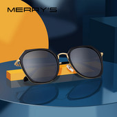 MERRYS DESIGN Ochelari de soare polarizați pătrați la modă pentru femei Ochelari de soare de marcă de lux în tendințe cu protecție UV400 S6286