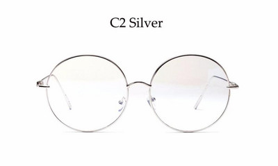 Prevelike okrugle naočale Žene Muškarci Metalne naočale velikog velikog kruga Optički okvir Okrugli okvir naočala Modne naočale Naočale