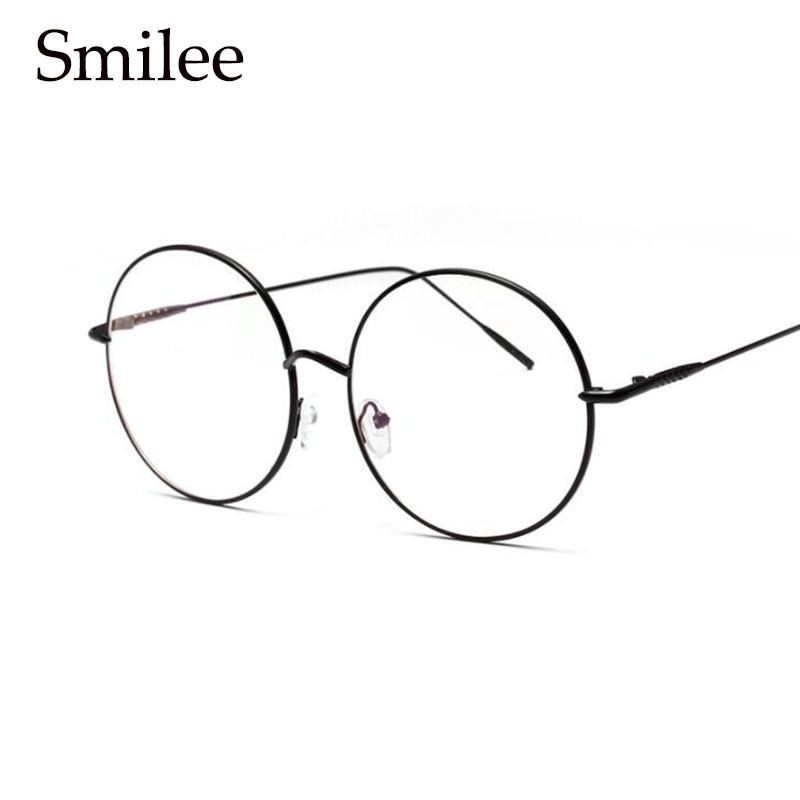 Prevelike okrugle naočale Žene Muškarci Metalne naočale velikog velikog kruga Optički okvir Okrugli okvir naočala Modne naočale Naočale