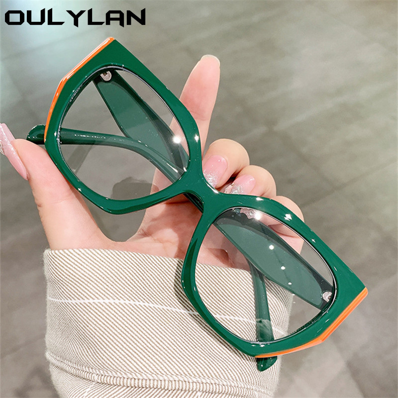 Oulylan Anti Blue Light Prillide raam Naised Mehed Vintage kassisilm Optilised prilliraamid Arvuti retseptiga prillid