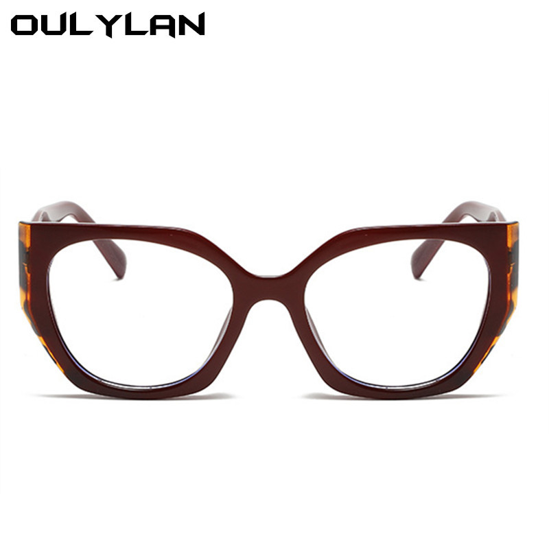 Oulylan Anti Blue Light Prillide raam Naised Mehed Vintage kassisilm Optilised prilliraamid Arvuti retseptiga prillid