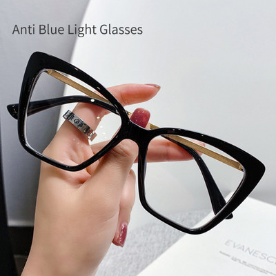 Очила против синя светлина Дамски Котешко око Винтидж Компютърни Gafas Мъжки очила Оптично стъкло De Sol Frame Геймърски очила