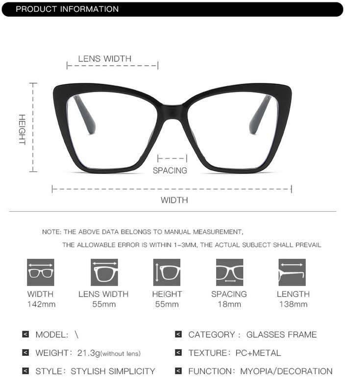 Naočale protiv plave svjetlosti Ženske mačkaste oči Vintage Računalne gafas Muške naočale De Sol okvir od optičkog stakla Naočale za igrice