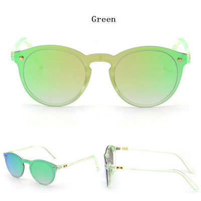 Ochelari de soare pentru femei Ochelari de soare ovali Moda Femei Bărbați Ochelari de soare retro cu oglindă reflectorizante Culoarea bomboană Transparentă Designer de marcă celebră Oculos 611T