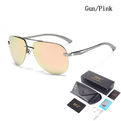 2020 DPZ aluminijske i magnezij polarizirane sunčane naočale bez okvira Luksuzne marke zrakoplovne sunčane naočale za muškarce/žene UV400