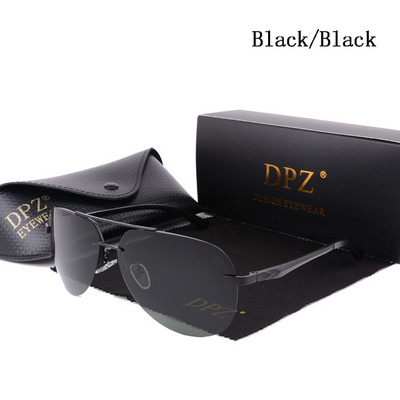 2020 DPZ aluminijske i magnezij polarizirane sunčane naočale bez okvira Luksuzne marke zrakoplovne sunčane naočale za muškarce/žene UV400