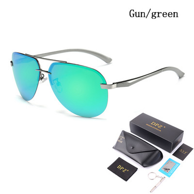 2020 DPZ aluminijske i magnezij polarizirane sunčane naočale bez okvira Luksuzne marke zrakoplovne sunčane naočale za muškarce/žene UV400
