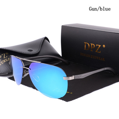 2020 DPZ aluminijske i magnezij polarizirane sunčane naočale bez okvira Luksuzne marke zrakoplovne sunčane naočale za muškarce/žene UV400