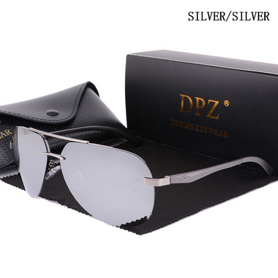 2020 DPZ aluminijske i magnezij polarizirane sunčane naočale bez okvira Luksuzne marke zrakoplovne sunčane naočale za muškarce/žene UV400