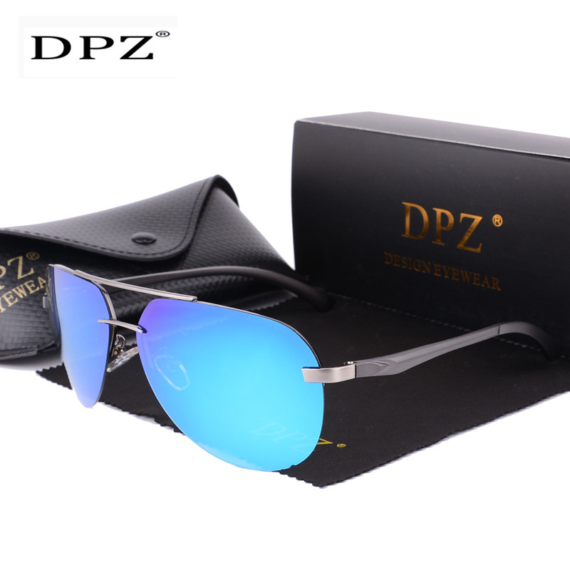 2020 DPZ aluminijske i magnezij polarizirane sunčane naočale bez okvira Luksuzne marke zrakoplovne sunčane naočale za muškarce/žene UV400