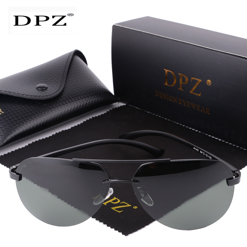 2020 DPZ aluminijske i magnezij polarizirane sunčane naočale bez okvira Luksuzne marke zrakoplovne sunčane naočale za muškarce/žene UV400