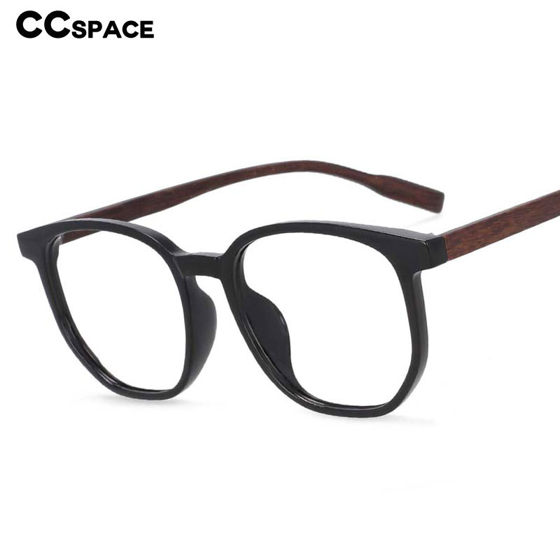 53976 Big Frame Cat Eye Anti Blue Light Wood Grain Legs Naočale TR90 Frame Vintage Ženske Muške Radne naočale za računalo