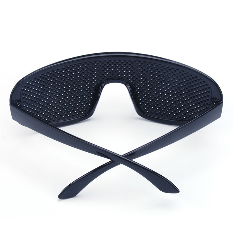 Vazrobe Pinhole Glasses Black Anti Fatigue Hallow Слънчеви очила Small Hole Anti Miopia Eyewear Висококачествена пластмаса