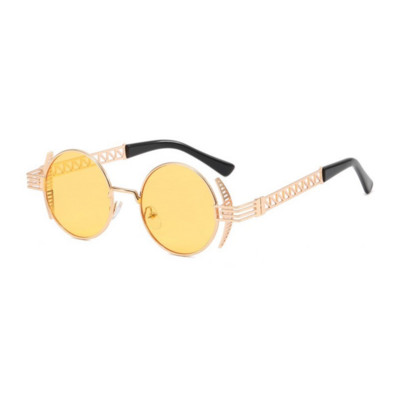 Vintage okrugle steampunk za muškarce i žene, moderne dizajnerske punk modne naočale s jedinstvenim okvirima