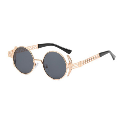 Vintage okrugle steampunk za muškarce i žene, moderne dizajnerske punk modne naočale s jedinstvenim okvirima