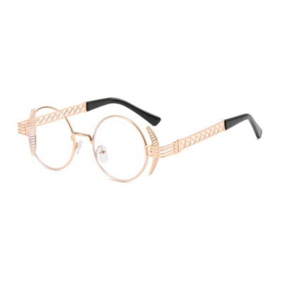 Vintage okrugle steampunk za muškarce i žene, moderne dizajnerske punk modne naočale s jedinstvenim okvirima