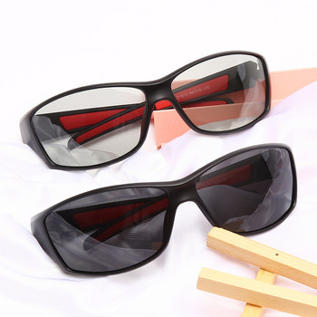 Κλασικά φωτοχρωμικά γυαλιά ηλίου Polarized ανδρική οδήγηση τετράγωνη αλλαγή χρώματος Μαύρα ματ γυαλιά ηλίου Γυναικεία μεταβατικές αποχρώσεις UV400