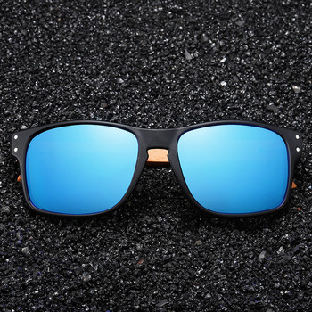 Mijia поляризирани слънчеви очила 100% естествена дървена рамка за слънчеви очила Бамбукови черни слънчеви очила Мъжки луксозни ретро слънчеви очила UV400