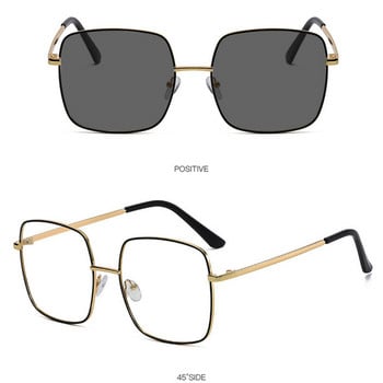 Унисекс Anti Blue Ray фотохромни сиви очила, Blu Light Blocking Goggles слънчеви очила, диоптрични стъклени рамки A9077
