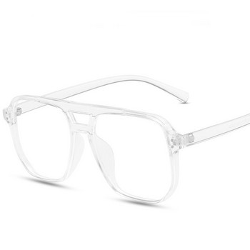 Очила против синя светлина с двоен лъч Многоъгълни плоски огледални очила от висок клас за фотографски реквизит Ново