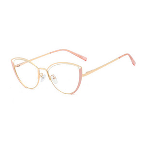 Ralferty Retro Glasses Women Anti Blue Light Decorative Cat Eye Female очила Frame For Prescription Optic Myopia oculos F95721