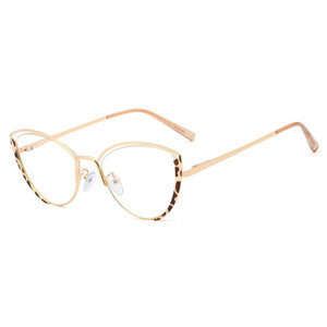 Ralferty Retro Glasses Women Anti Blue Light Decorative Cat Eye Female очила Frame For Prescription Optic Myopia oculos F95721