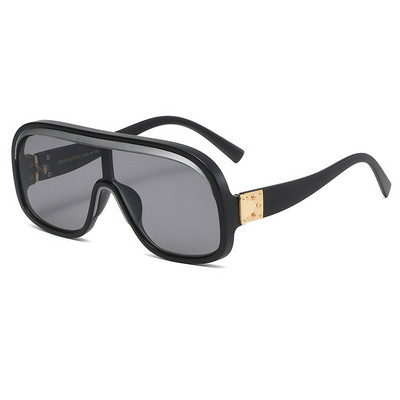 Ochelari de soare oversize, eleganti, pentru bărbați și femei, vintage, ochelari de designer populari, gradient UV400