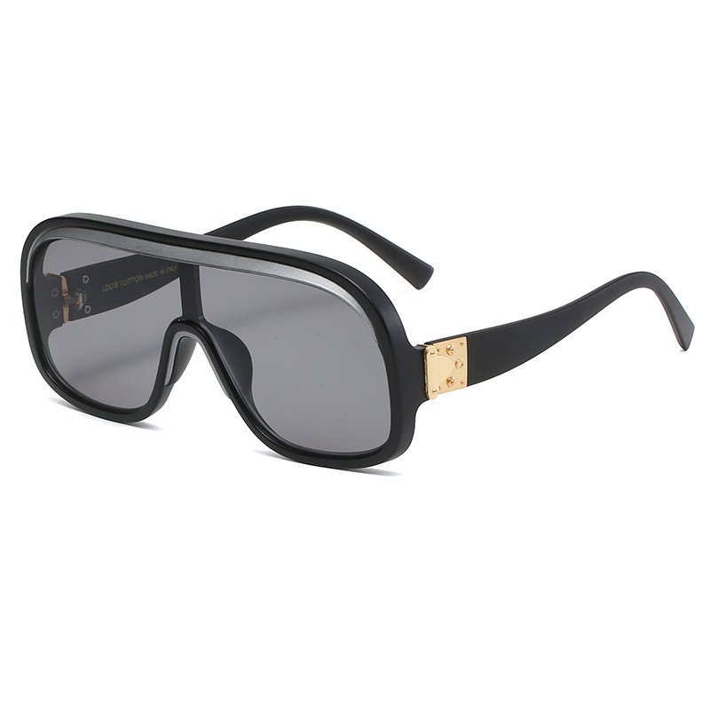 Ochelari de soare oversize, eleganti, pentru bărbați și femei, vintage, ochelari de designer populari, gradient UV400